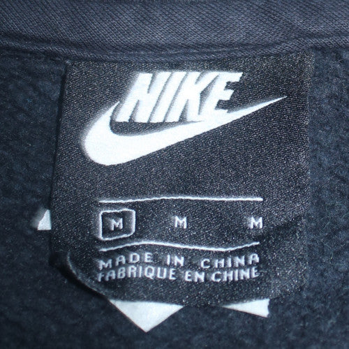 Nike Men's Black Full Zip Hoodie M Fleece Sportswear