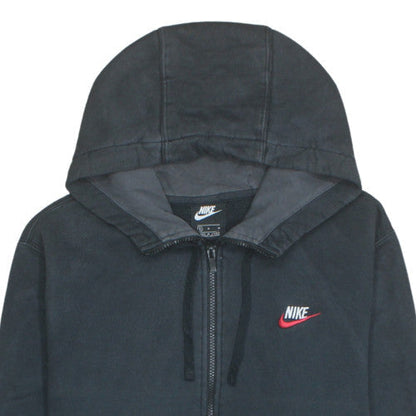 Nike Men's Black Full Zip Hoodie M Fleece Sportswear