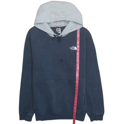 The North Face Men's Blue XL Pullover Hoodie Fleece Logo Sweatshirt