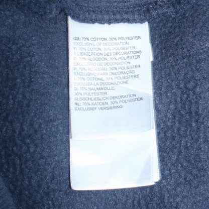 The North Face Men's Blue XL Pullover Hoodie Fleece Logo Sweatshirt