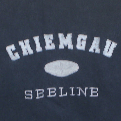 Chiemgau Seeline Men's Blue Pullover Sweatshirt L Logo Graphic