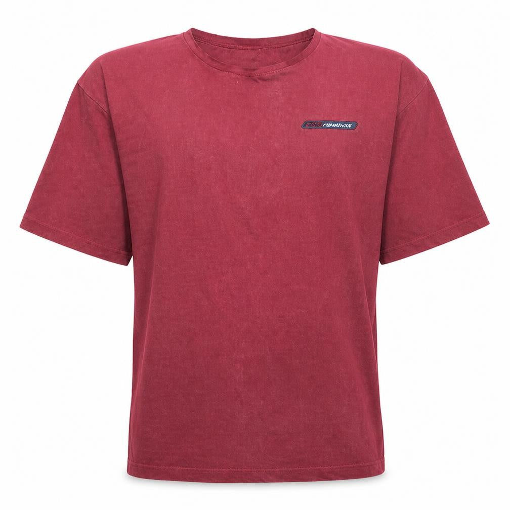 Reebok Men's Red XL Vintage Sports Logo Cotton T-Shirt