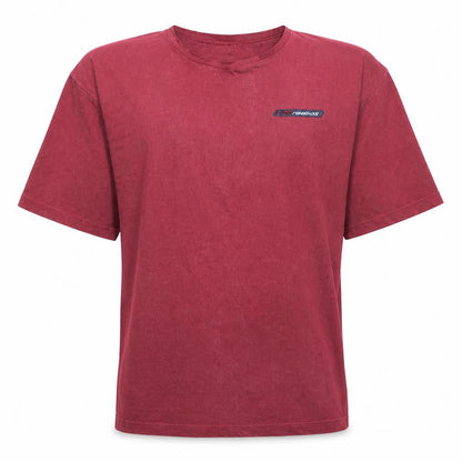 Reebok Men's Red XL Vintage Sports Logo Cotton T-Shirt