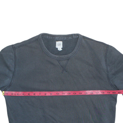 GAP Mens Grey Pullover Sweatshirt Small Regular Fit Crew Neck