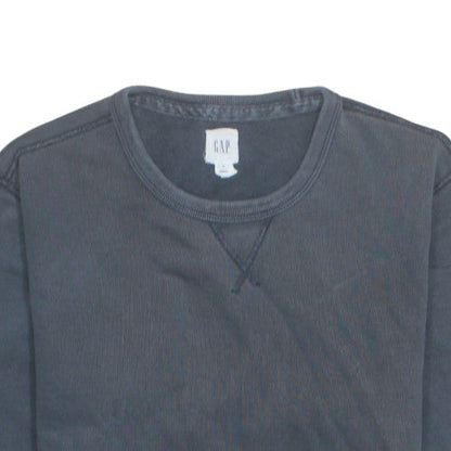 GAP Mens Grey Pullover Sweatshirt Small Regular Fit Crew Neck