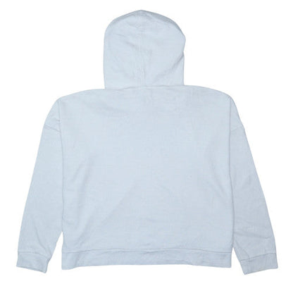 Levi's Women's White Pullover Hoodie Size L Logo Print Cotton Blend