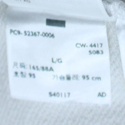 Levi's Women's White Pullover Hoodie Size L Logo Print Cotton Blend
