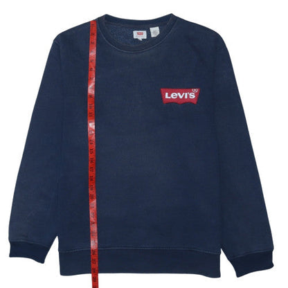 Levi's Men's Blue XL Pullover Sweatshirt Crew Neck Logo