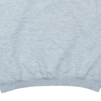 Adidas Women Grey Crew Neck Pullover Sweatshirt Size 12