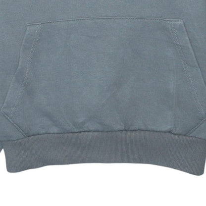 Adidas Men's Grey Pullover Hoodie Small Logo Fleece Sweatshirt