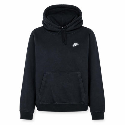 Nike Women's Black Pullover Hoodie Medium Cotton Blend Casual Sweatshirt