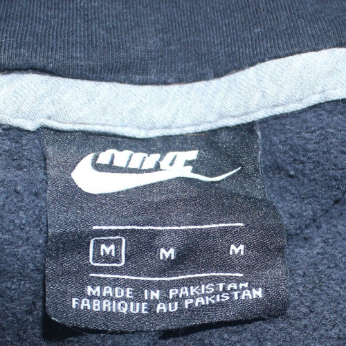 Nike Women's Black Pullover Hoodie Medium Cotton Blend Casual Sweatshirt