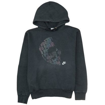 Nike Men's Black Pullover Hoodie M Graphic Print Sportswear