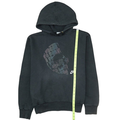Nike Men's Black Pullover Hoodie M Graphic Print Sportswear