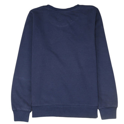 Champion Men's Blue Crew Neck Logo Pullover Sweatshirt Size S