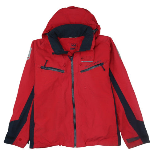 Helly Hansen Men's Red Waterproof Parka Jacket Size L