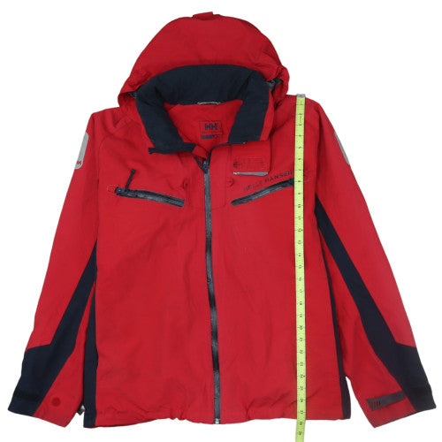 Helly Hansen Men's Red Waterproof Parka Jacket Size L