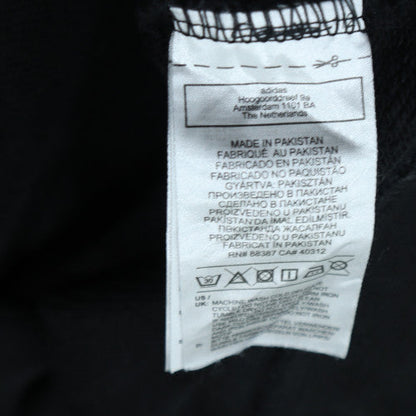 Adidas Womens Black Pullover Hoodie Size 14 Cotton Blend