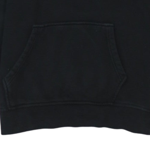 Adidas Womens Black Pullover Hoodie Size 14 Cotton Blend