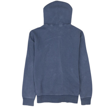 Ralph Lauren Men's Blue Full Zip Hoodie Size S Classic Logo Cotton Blend