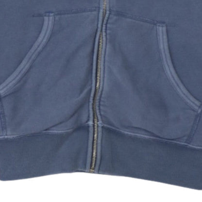 Ralph Lauren Men's Blue Full Zip Hoodie Size S Classic Logo Cotton Blend