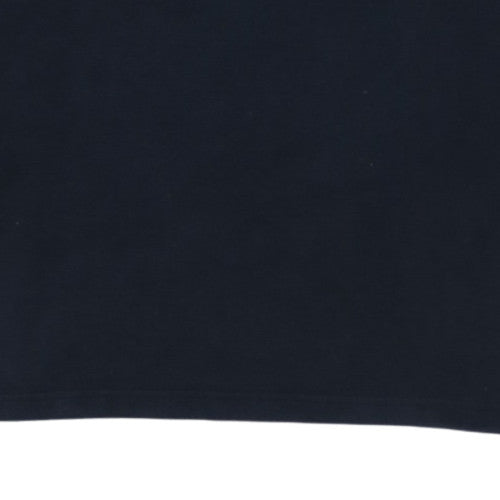 Reebok Mens Navy Blue Athletic Dept Sweatshirt L Pullover Fleece