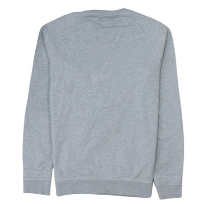 Diesel Men's Grey Crew Neck Logo Pullover Sweatshirt L