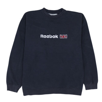 Reebok Men's Blue XL Classic Crew Neck Pullover Sweatshirt
