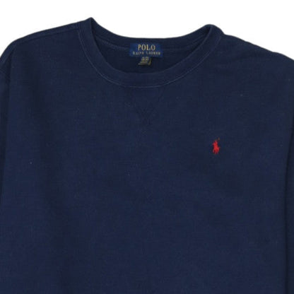 Ralph Lauren Boys Blue Crew Neck Pullover Sweatshirt 18-20 Years
