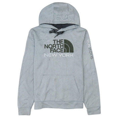 The North Face Men's Grey Pullover Hoodie S Logo Outdoor Style