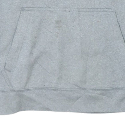 The North Face Men's Grey Pullover Hoodie S Logo Outdoor Style