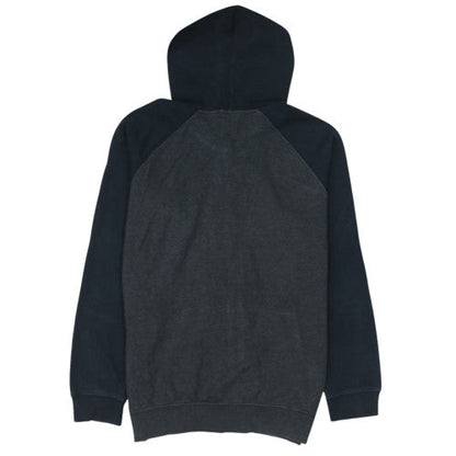 Quiksilver Men’s Grey Full Zip Hoodie Size M Regular Fit Surf Style