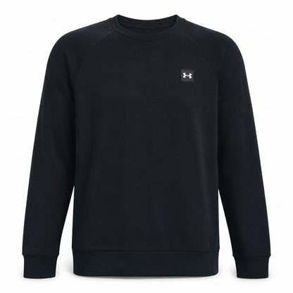 Under Armour Mens Black Small Crew Neck Sweatshirt ColdGear Loose Fit