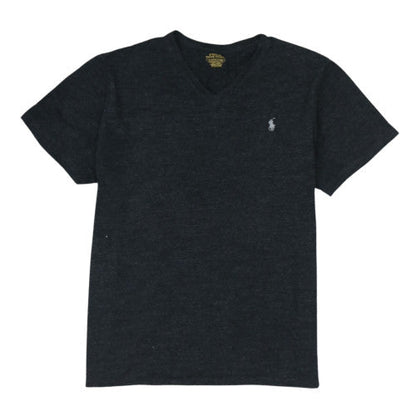 Ralph Lauren Men's Black V-Neck Slim Fit Cotton T-Shirt XL