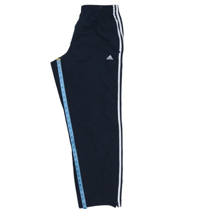 Adidas Men's Black XL Track Pants Straight Leg Sports Trousers