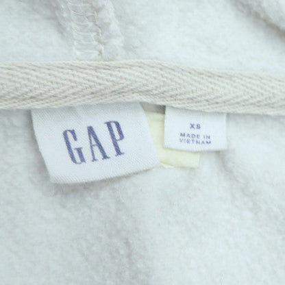 GAP Womens Beige Full Zip Hoodie XS Cotton Blend Casual