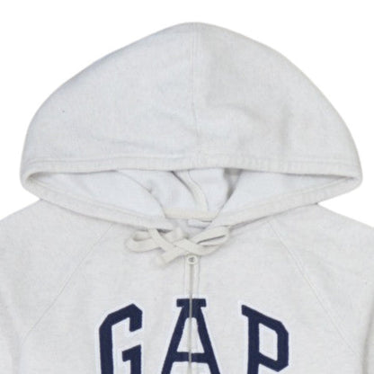 GAP Womens Beige Full Zip Hoodie XS Cotton Blend Casual