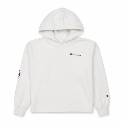 Champion Women's White Large Pullover Hoodie Cotton Blend