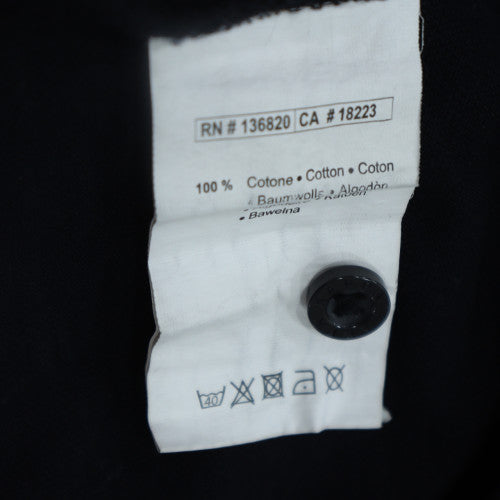Kappa Men's Black Regular Fit Cotton Polo Shirt Size L