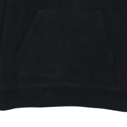 Fila White Line Men's Black Hoodie Size L Cotton Blend Pullover