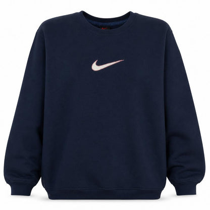 Nike Women’s Navy Blue Crew Neck Pullover Sweatshirt XL