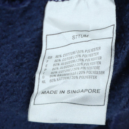 Nike Mens Blue L Pullover Crew Neck Embroidered Sweatshirt