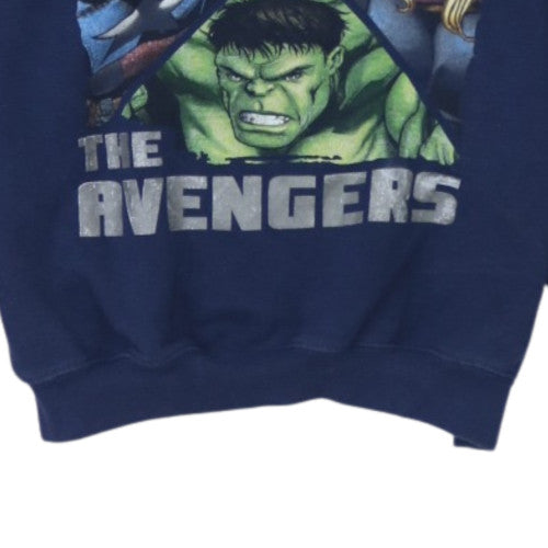 Marvel Boys Blue The Avengers Pullover Sweatshirt 7-8 Years