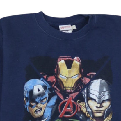 Marvel Boys Blue The Avengers Pullover Sweatshirt 7-8 Years