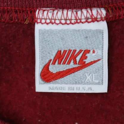 Nike Men’s Burgundy AIR Logo Crew Neck Sweatshirt XL