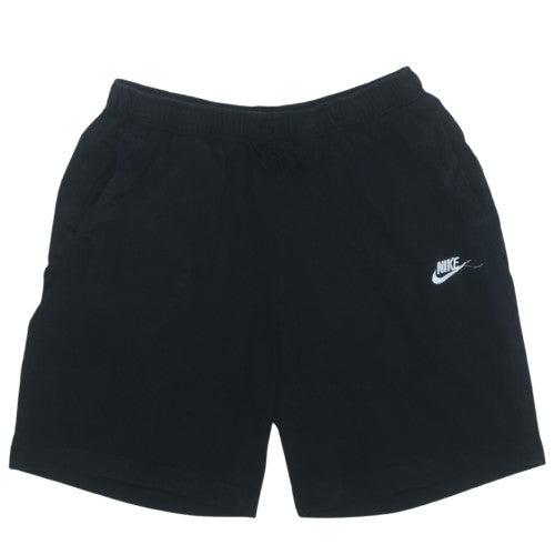 Nike Men's Black L Sweat Shorts Elastic Waist Casual Jersey