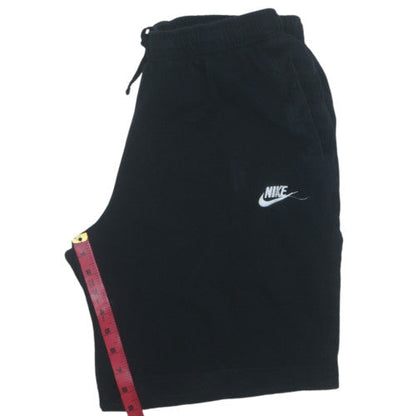 Nike Men's Black L Sweat Shorts Elastic Waist Casual Jersey