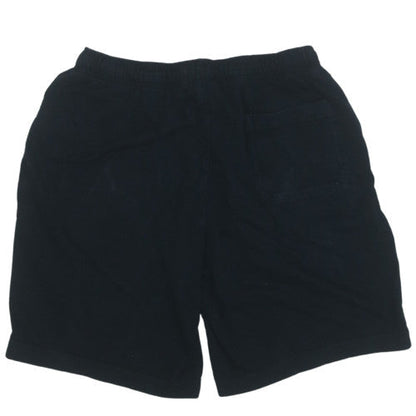 Nike Men's Black L Sweat Shorts Elastic Waist Casual Jersey