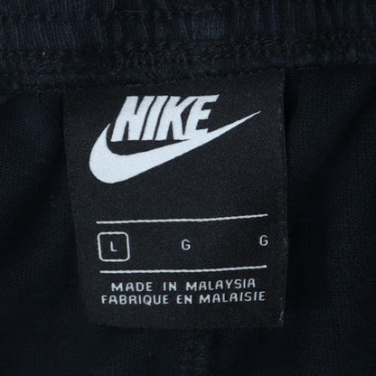 Nike Men's Black L Sweat Shorts Elastic Waist Casual Jersey
