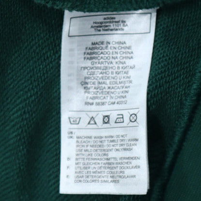 Adidas Mens Green Celtic FC Pullover Hoodie L Cotton Blend
